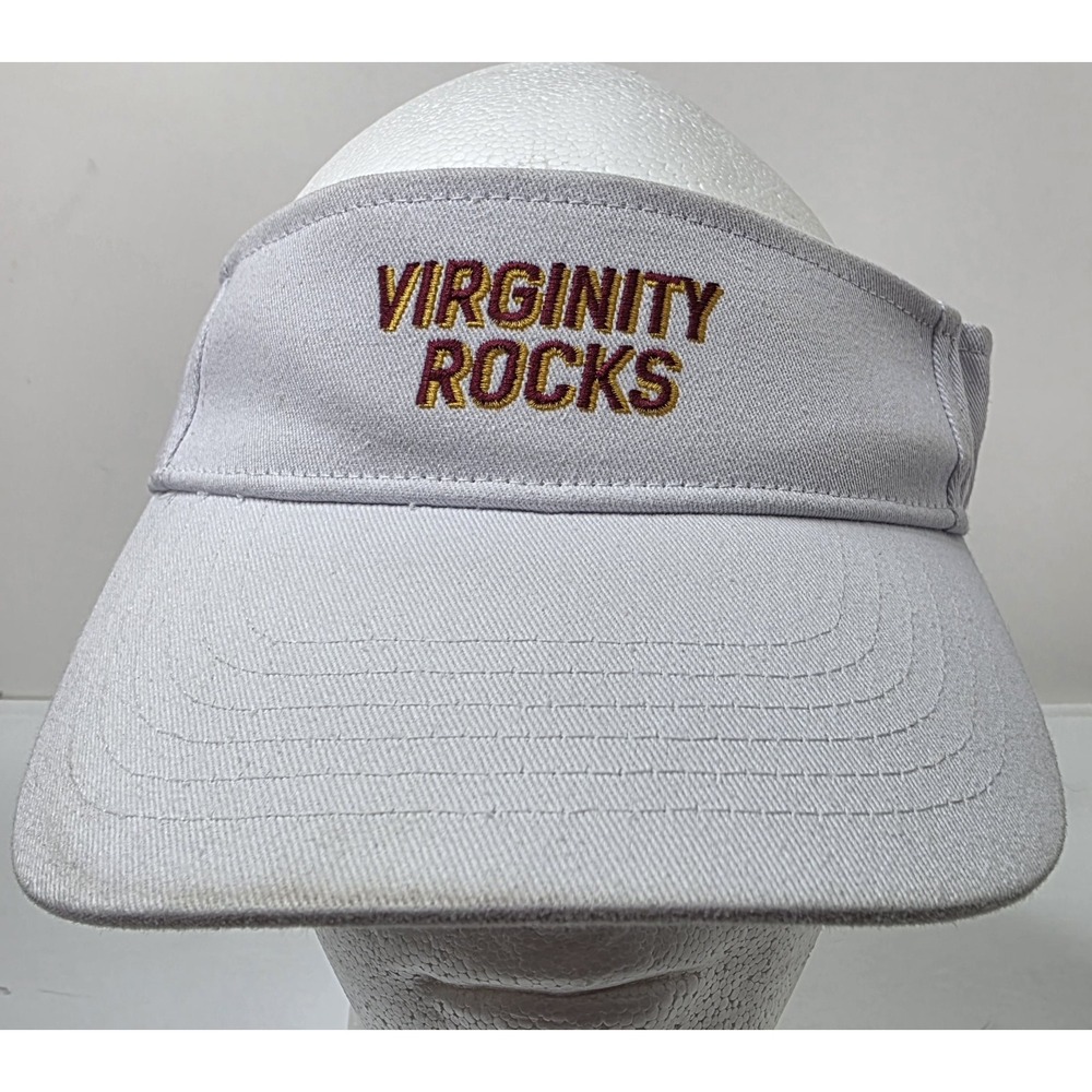 White Danny Duncan Virginity Rocks Visor  Hat Cap‎